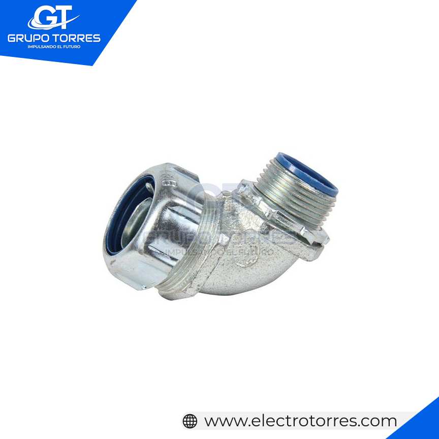 CONECTOR 45° FE LIQUIDTIGHT 3/4´´ - AISL